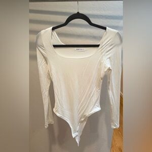 New cream bodysuit - wasabi + mint - small